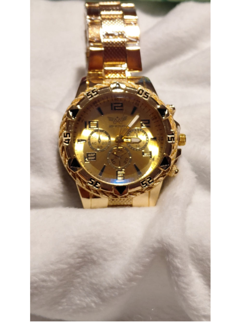 Men's Zhowe Gold Tone Analog Watch One Size